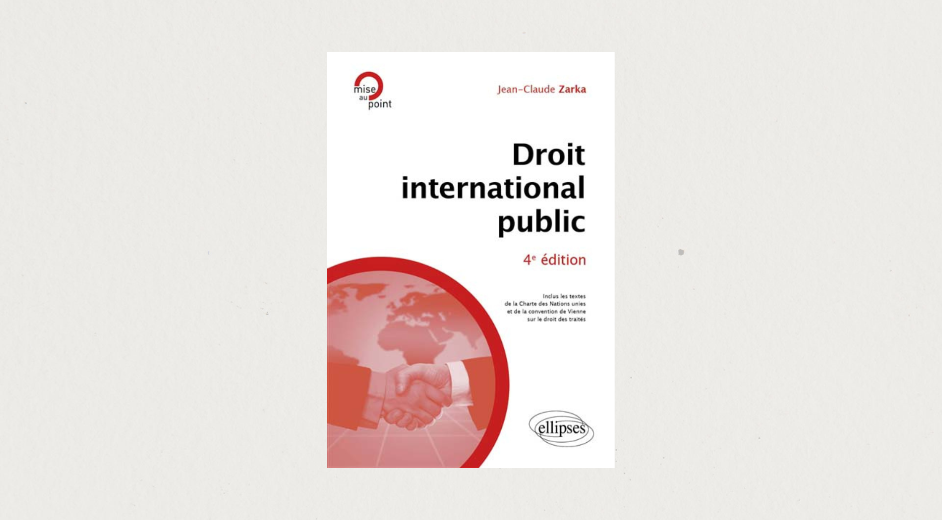 Illustration de l'article Droit international public - 4e éd.